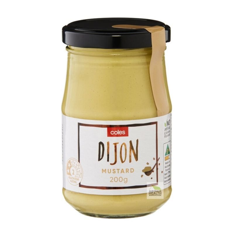 [Expiry: 23/01/2027] Coles Dijon Mustard 200g