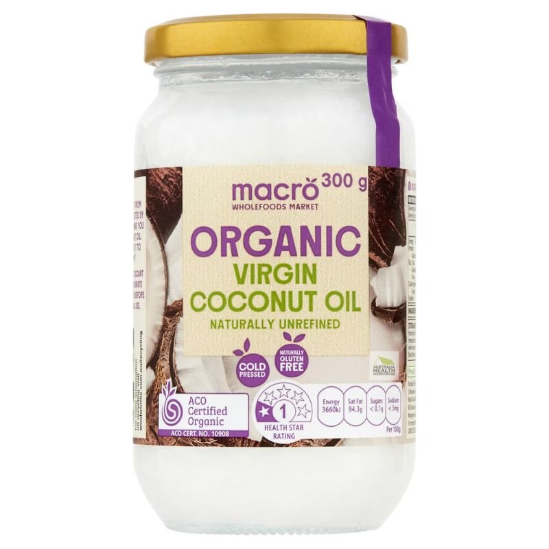 [Expiry Date: 07/09/2027] Woolworths Macro Organic Virgin Coconut Oil 300g