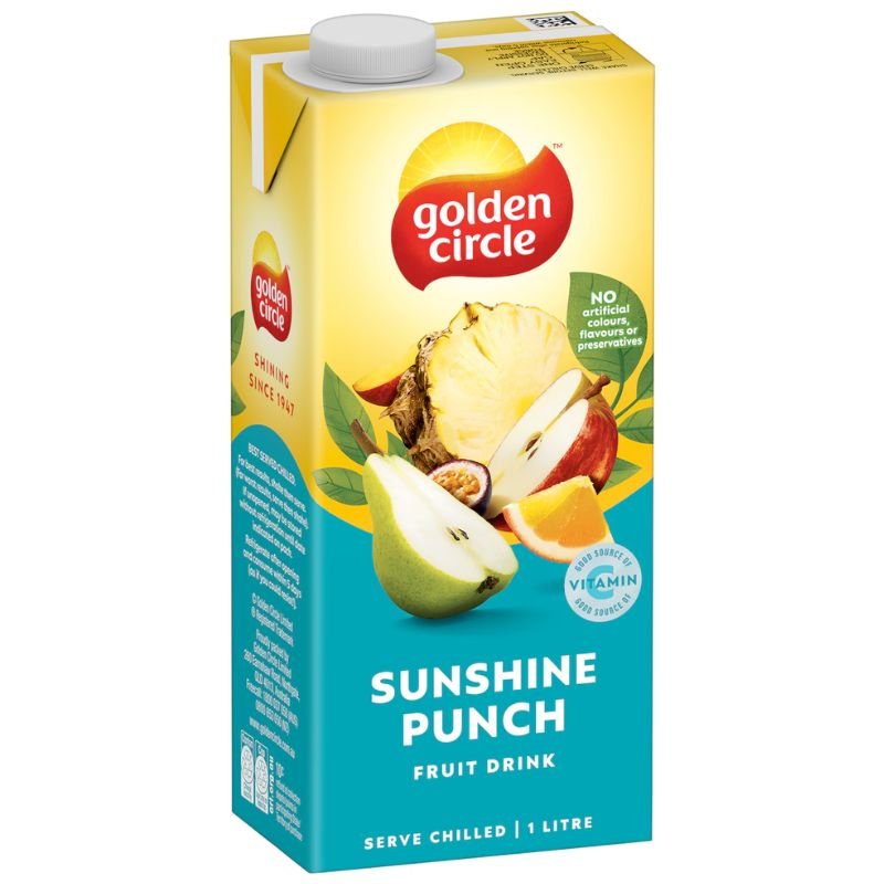 [Expiry Date: 15/10/2026] Golden Circle Sunshine Punch Fruit Drink 1 Litre