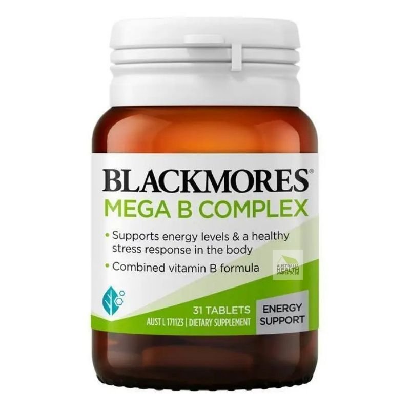 [Expiry: 08/2027] Blackmores Mega B Complex 31 Tablets