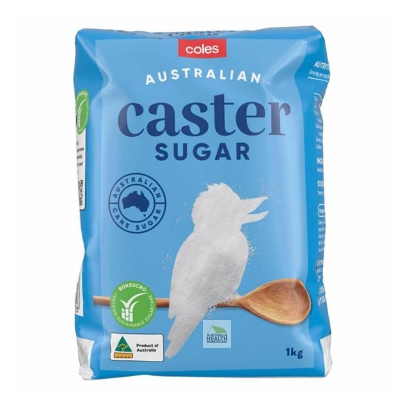 [Expiry Date: 29/10/2027] Coles Australian Caster Sugar 1kg