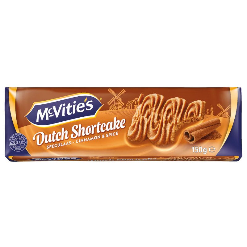 [Expiry Date: 31/10/2026] McVitie's Dutch Shortcake Speculaas 150g