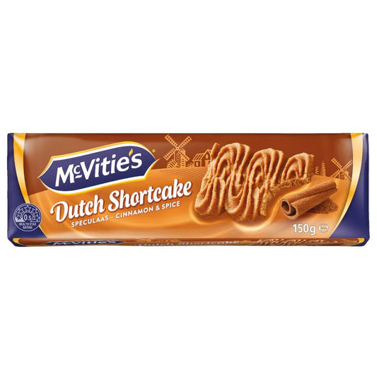 [Expiry Date: 31/10/2026] McVitie's Dutch Shortcake Speculaas 150g