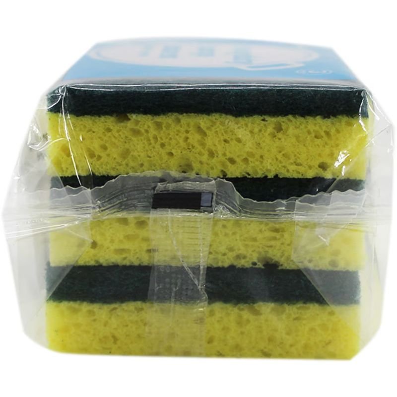 Woolworths Essentials Heavy Duty Sponge Scourers 3 Pack