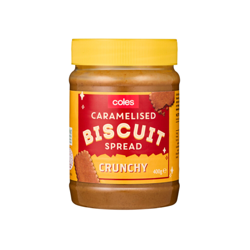 Coles Caramelised Biscuit Crunchy Spread 400g