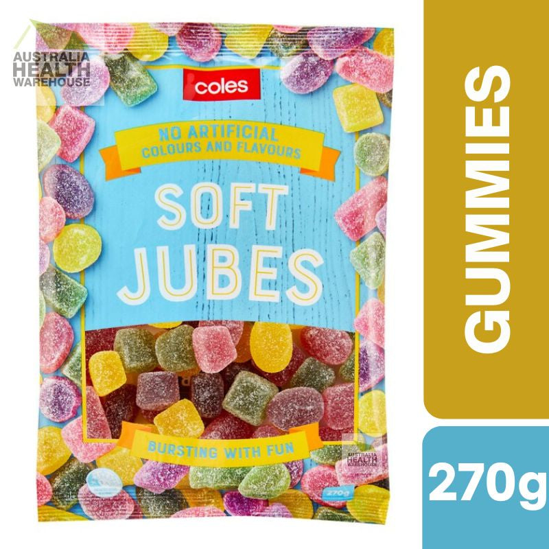 [Expiry: 14/02/2027] Coles Soft Jubes 270g