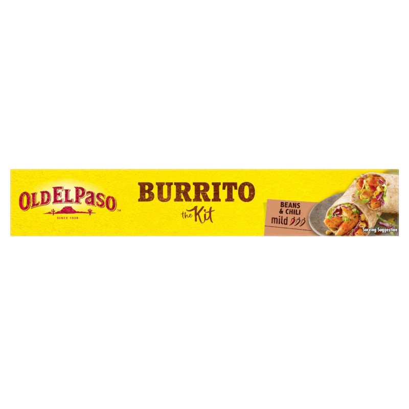 [Expiry Date: 07/03/2027] Old El Paso Burrito Dinner Kit Mexican Style 485g
