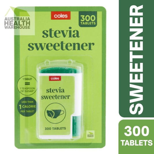 [CLEARANCE Expiry:06/2026] Coles Stevia Tablets 300 pack