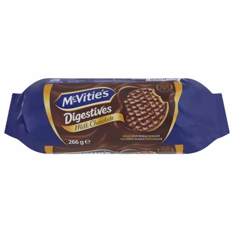 [Expiry Date: 14/11/2026] McVitie's Digestives Milk Chocolate 266g
