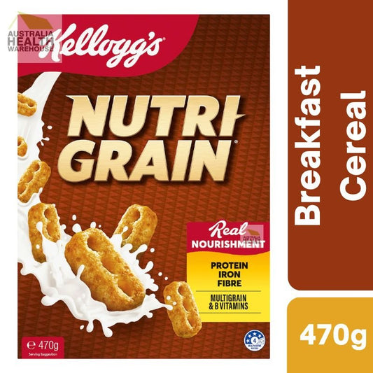 [Expiry Date: 30/09/2026] Kellogg's Nutri Grain Protein Breakfast Cereal 470g