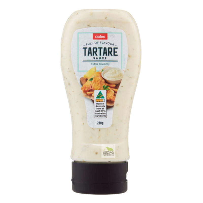 [Expiry Date: 29/04/2026] Coles Tartare Sauce 230g