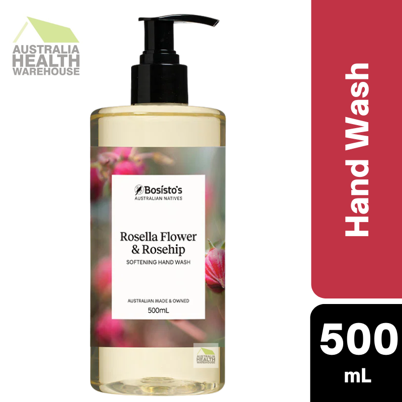 Bosisto's Rosella Flower & Rosehip Hand Wash 500mL Pump