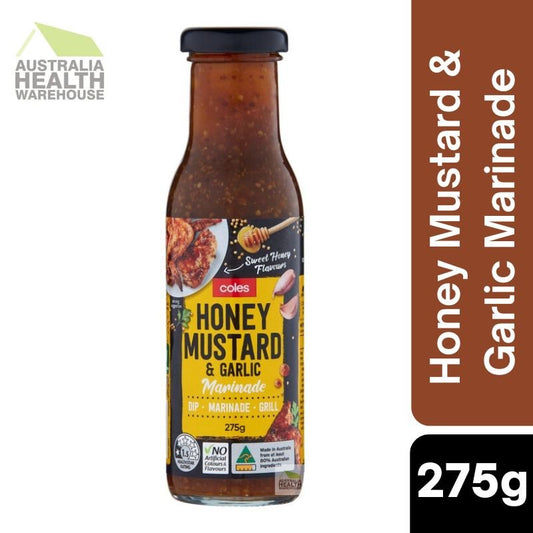 Coles Honey Mustard & Garlic Marinade 275g