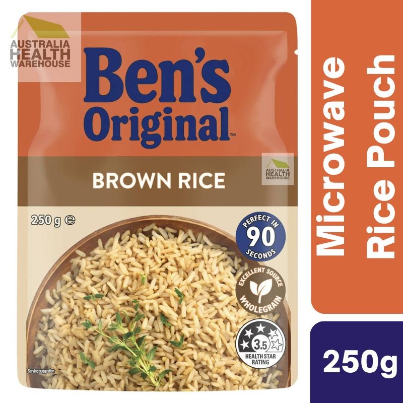 [CLEARANCE Expiry: 07/10/2024] Ben's Original Brown Rice Microwave Rice Pouch 250g