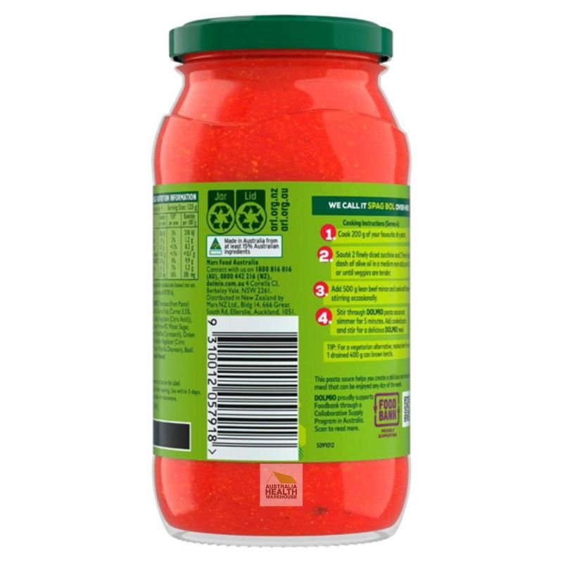 Dolmio Hidden Veg Smooth Tomato Pasta Sauce 500g