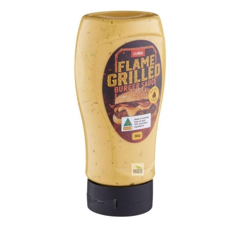 Coles Flame Grilled Burger Sauce 360g