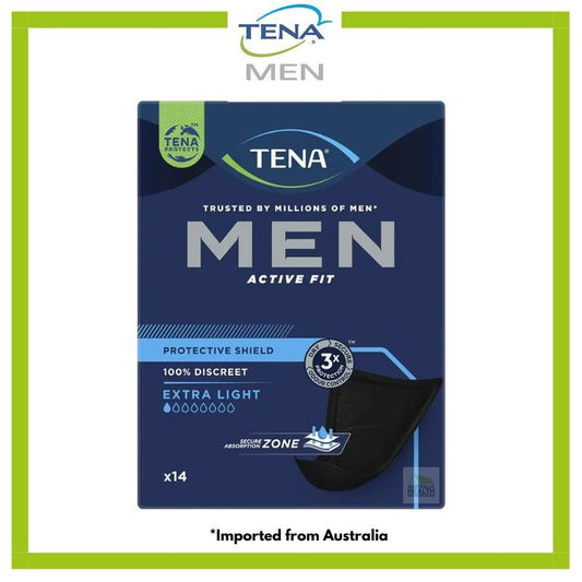 Tena Men Active Fit Protective Shield 14 Pack