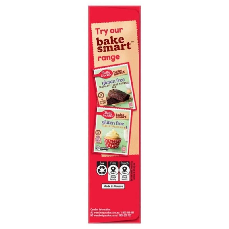[Expiry Date: 22/02/2027] Betty Crocker Bake Smart Gluten Free Devils Food Cake Mix 540g
