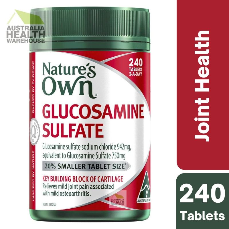 [Expiry: 02/2027] Nature's Own Glucosamine Sulfate 240 Tablets