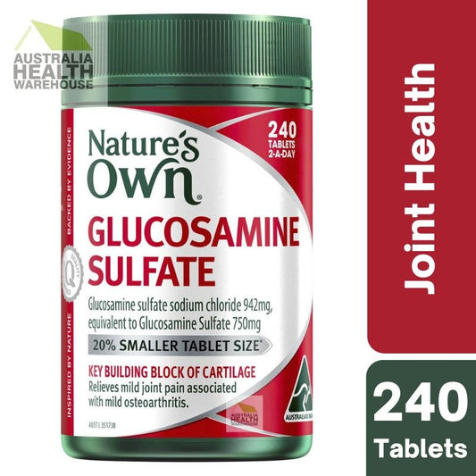 [Expiry: 02/2027] Nature's Own Glucosamine Sulfate 240 Tablets