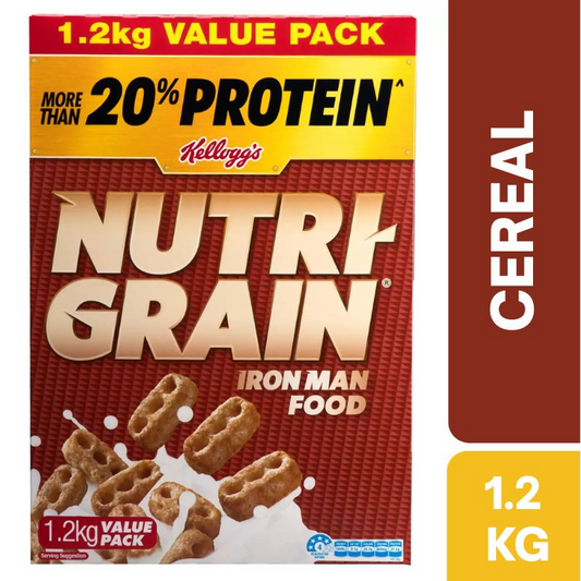[Expiry Date: 09/11/2026] Kellogg's Nutri Grain Breakfast Cereal 1.2kg
