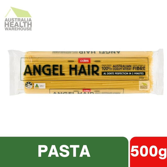 Coles Durum Wheat Angel Hair Spaghetti 500g