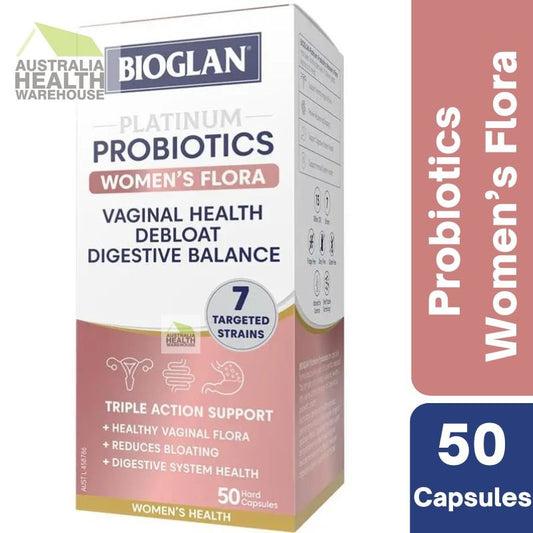 [Expiry: 04/2027] Bioglan Platinum Probiotics Women's Flora 50 Capsules