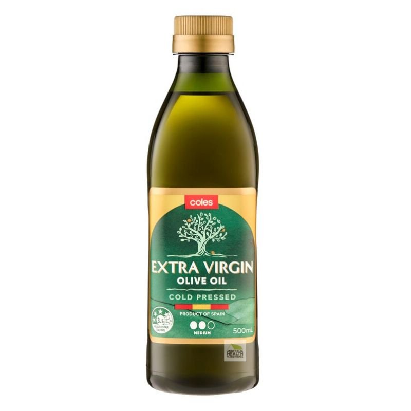 [Expiry Date: 14/09/2026]  Coles Extra Virgin Olive Oil 500mL