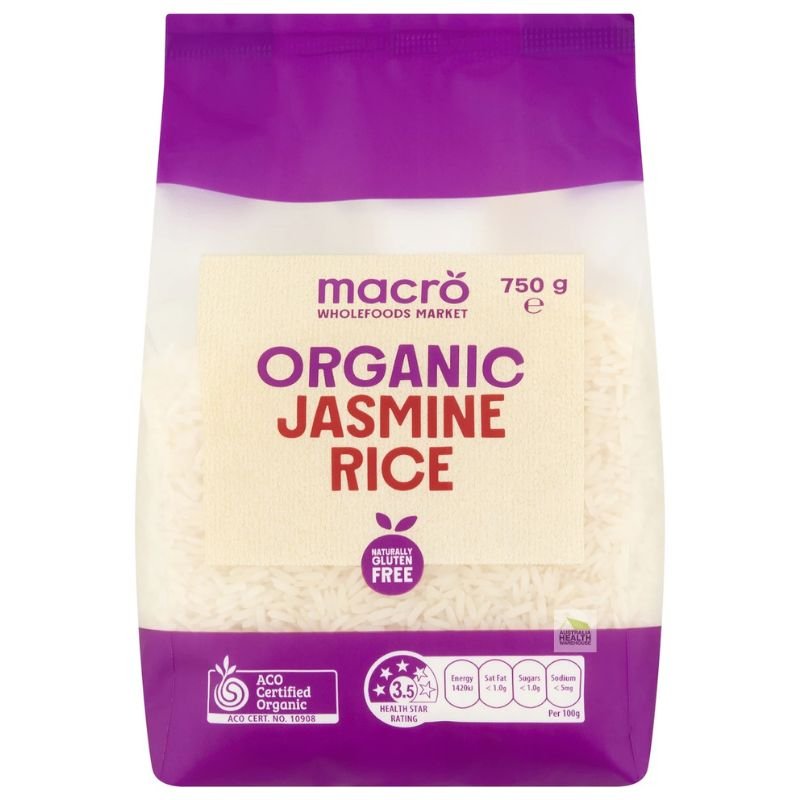 [Expiry: 07/2027] Woolworths Macro Organic Jasmine Rice 750g