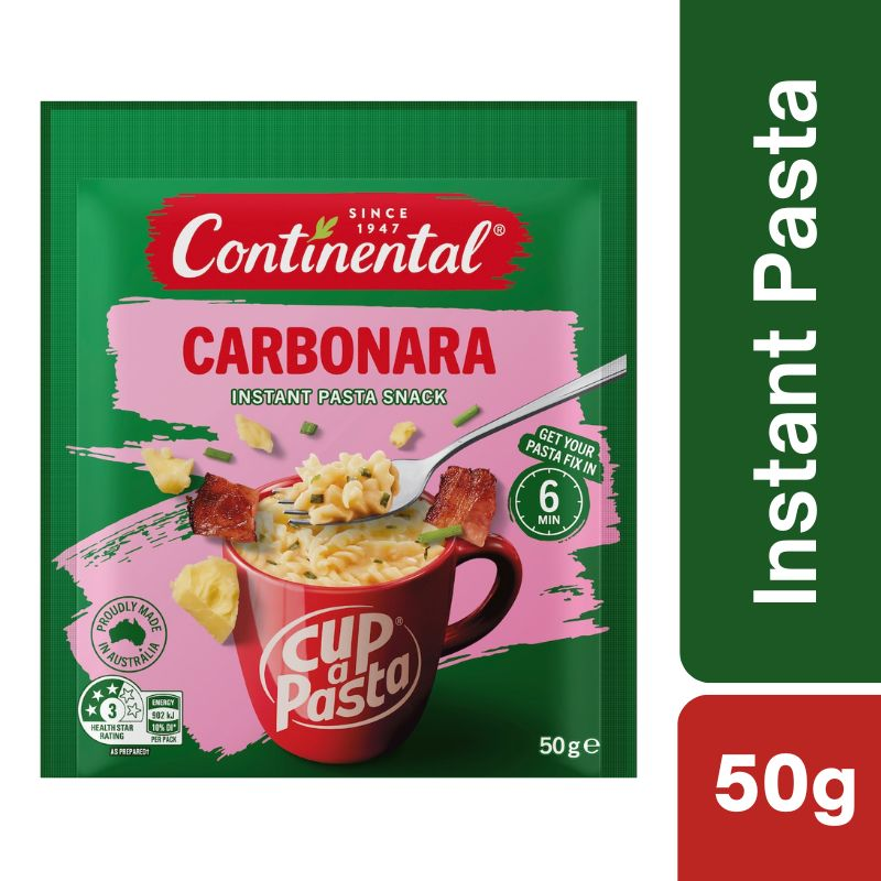 [Expiry Date: 20/07/2027] Continental Instant Pasta Carbonara 50g