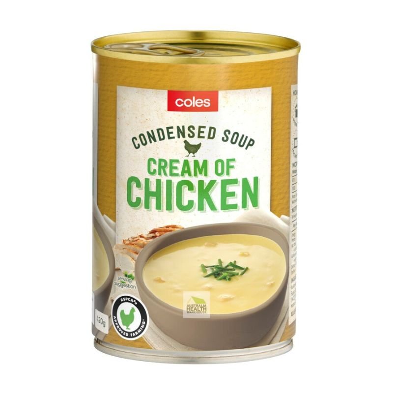 Coles Condensed Soup Cream of Chicken 420g