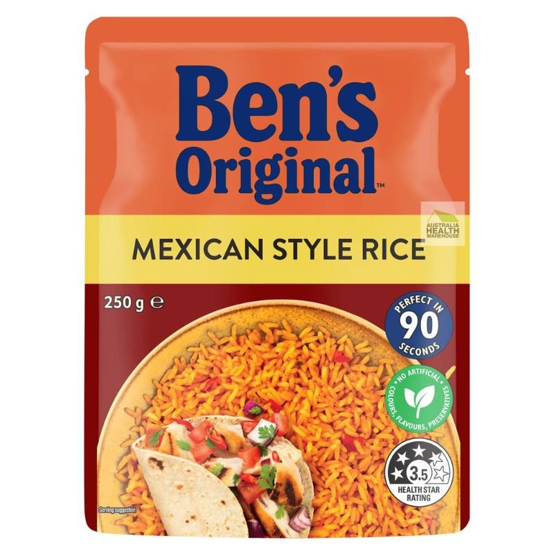 [Expiry: 08/02/2027] Ben's Original Mexican Style Rice Microwave Rice Pouch 250g