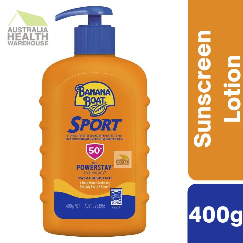 [Expiry: 12/2026] Banana Boat Sport Sunscreen SPF 50+ Lotion 400g