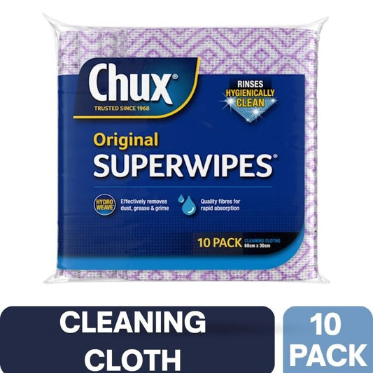 Chux Original Superwipes 10 Pack ( PURPLE)