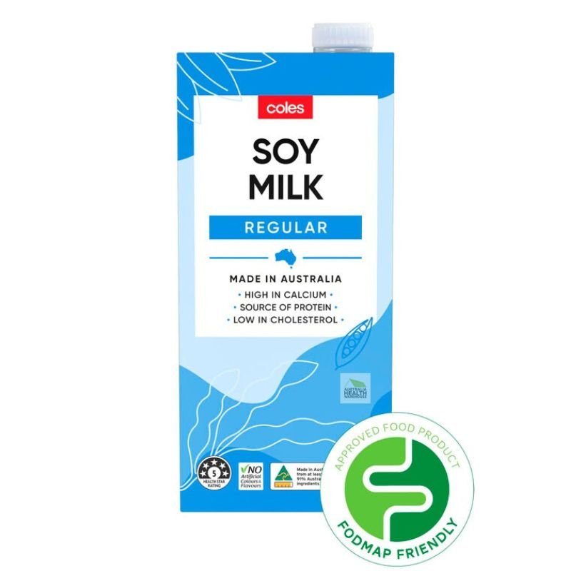 [Expiry: 23/07/2026] Coles Soy Milk Regular 1 Litre