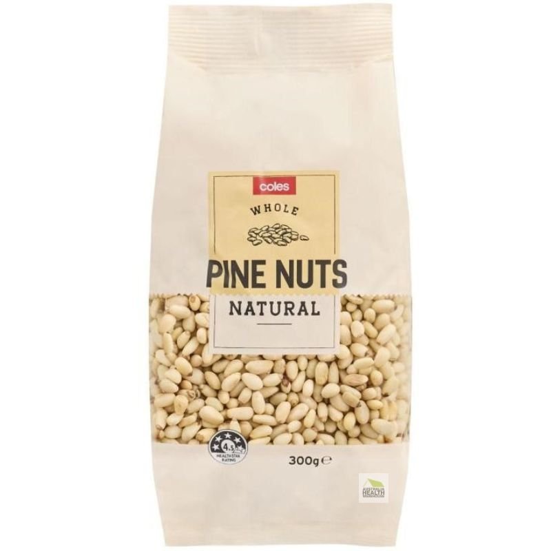 [Expiry: 18/11/2025] Coles Whole Pine Nuts 300g