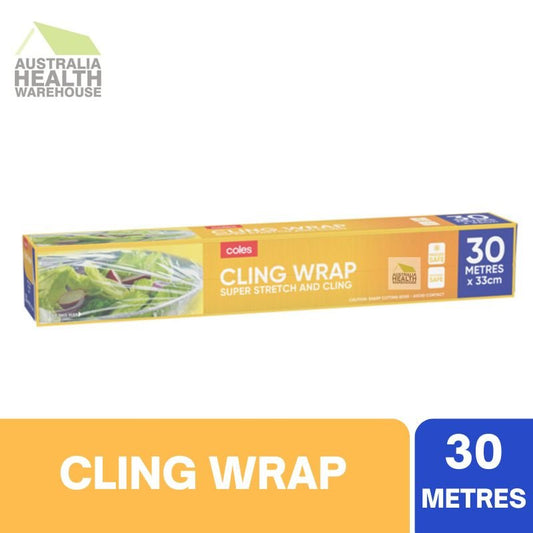 Coles Cling Wrap Super Stretch 30 Metres