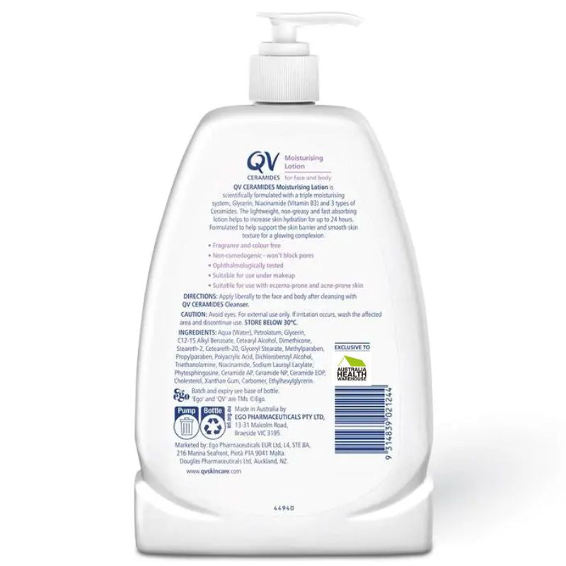Ego QV Ceramides Moisturising Lotion 1.25 Litre