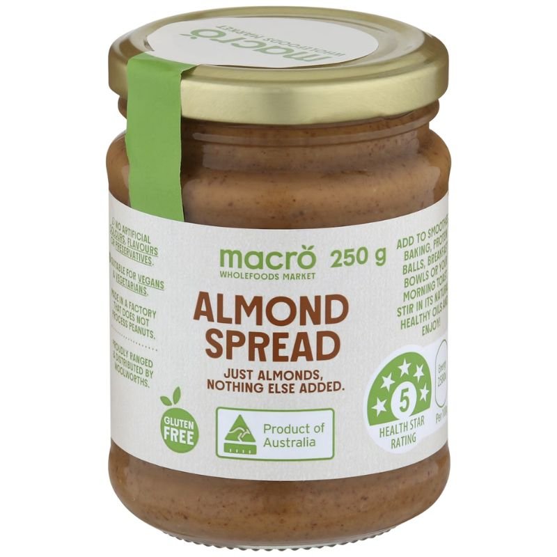 [Expiry: 03/2027] Woolworths Macro Almond Spread 250g