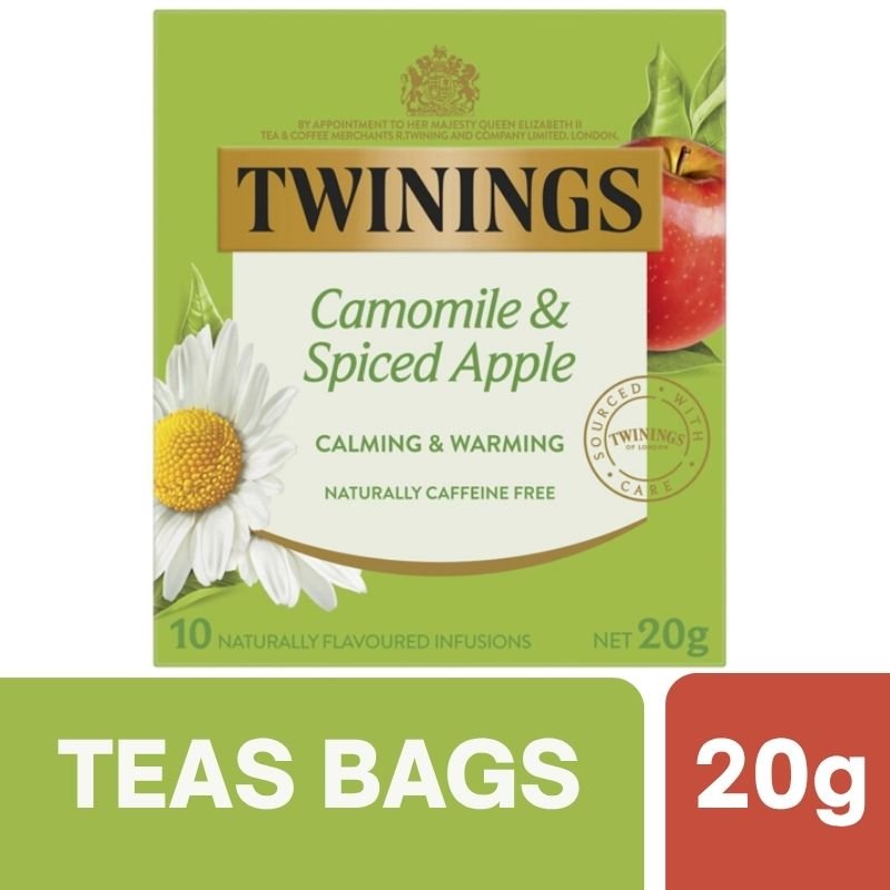 [Expiry: 04/09/2028]  Twinings Infused Camomile & Spiced Apple Tea Bags 10 pack