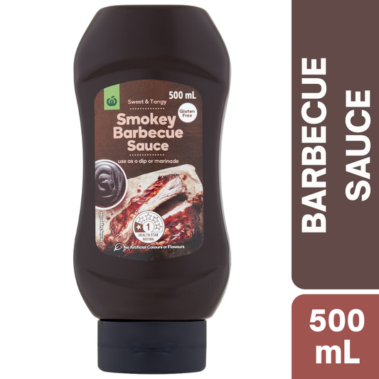 [Expiry Date: 31/10/2026] Woolworths Smokey Barbecue Sauce 500mL