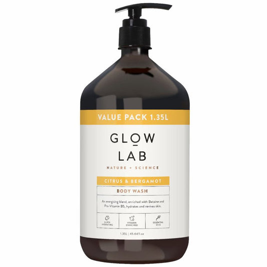 [Expiry: 02/2028] Glow Lab Citrus & Bergamot Body Wash 1.35 Litre