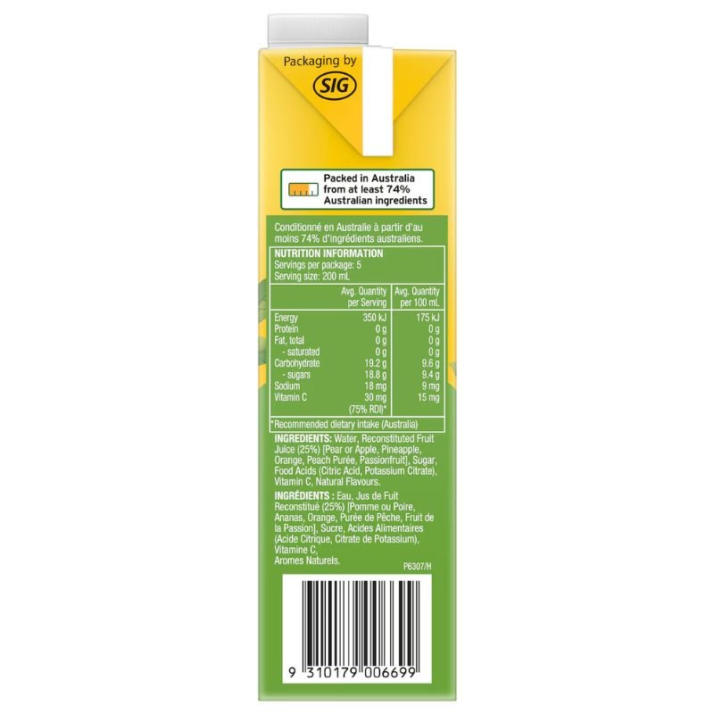 [Expiry Date: 08/10/2026] Golden Circle Tropical Punch Fruit Drink 1 Litre