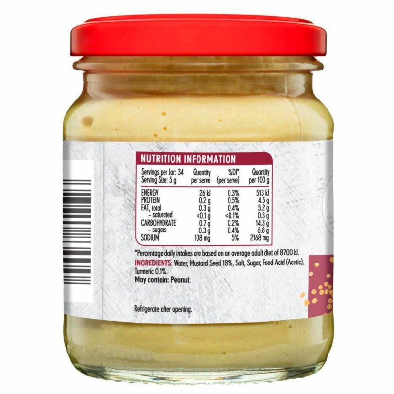 [Expiry Date: 25/04/2027] MasterFoods Dijon Mustard 170g