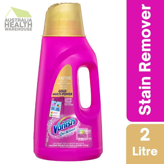 [Expiry Date: 01/2028] Vanish Gold Oxi Action Stain Remover Laundry Gel 2 Litre