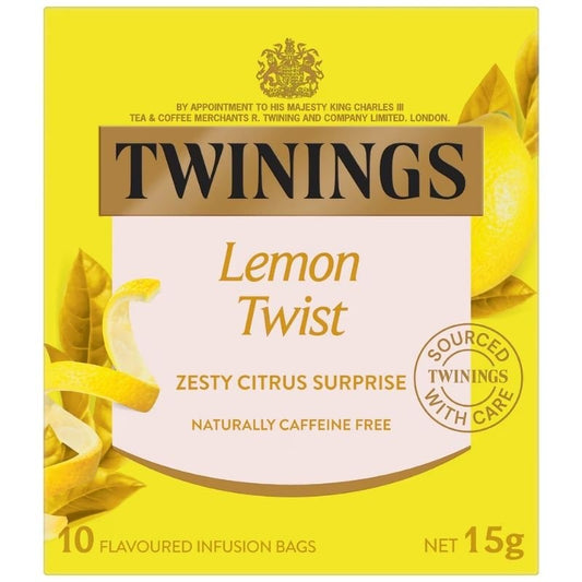 [Expiry: 02/08/2028]  Twinings Lemon Twist Tea Bags 10 pack