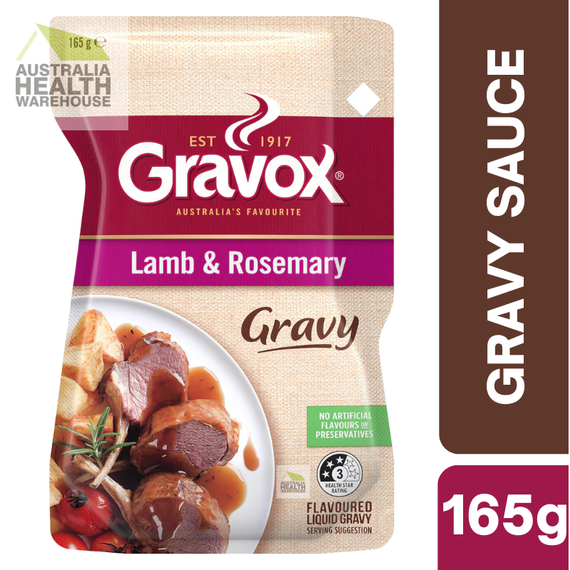 [Expiry Date: 26/09/2027] Gravox Lamb & Rosemary Liquid Gravy Pouch 165g