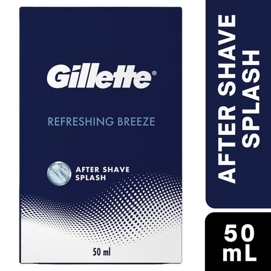 [Expiry: 04/2028] Gillette Refreshing Breeze After Shave Splash 50mL