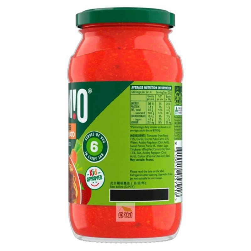 Dolmio Hidden Veg Smooth Tomato Pasta Sauce 500g