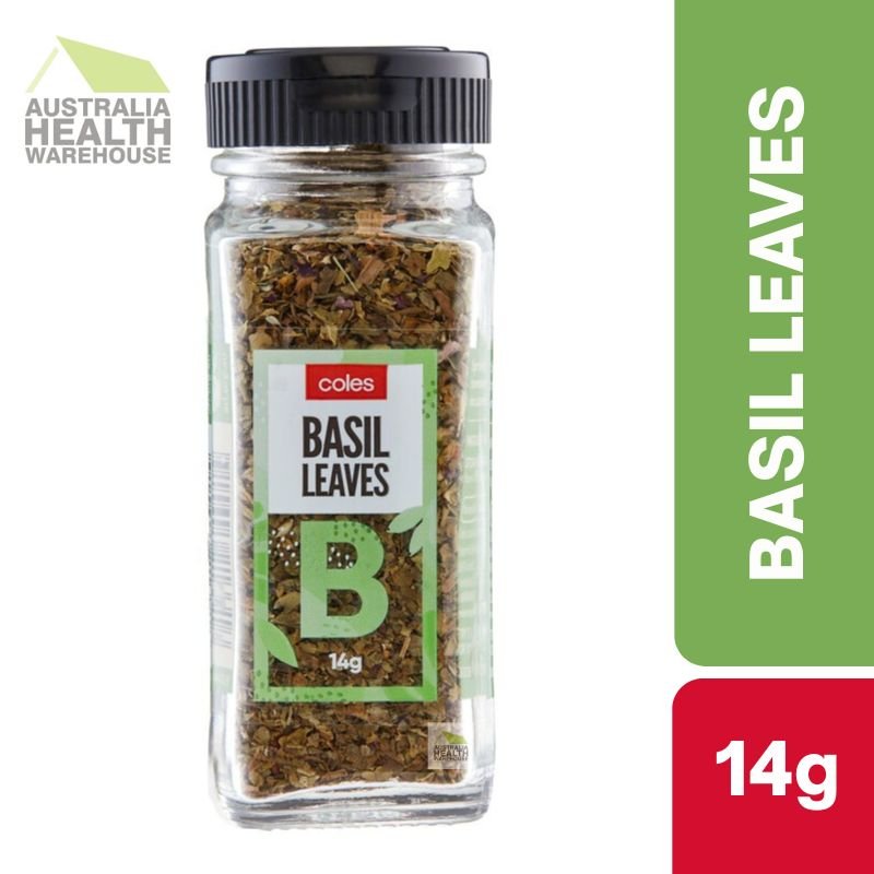 [Expiry: 07/12/2026] Coles Basil Leaves 14g